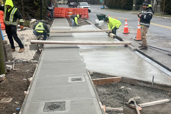 concrete walkways sidewalks westchester ny