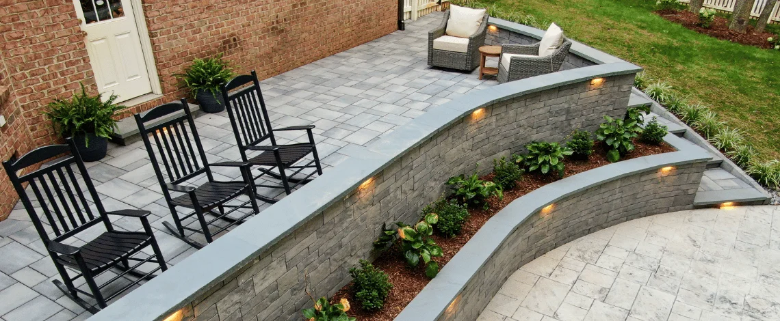 landscape design ideas sloped westchester yards